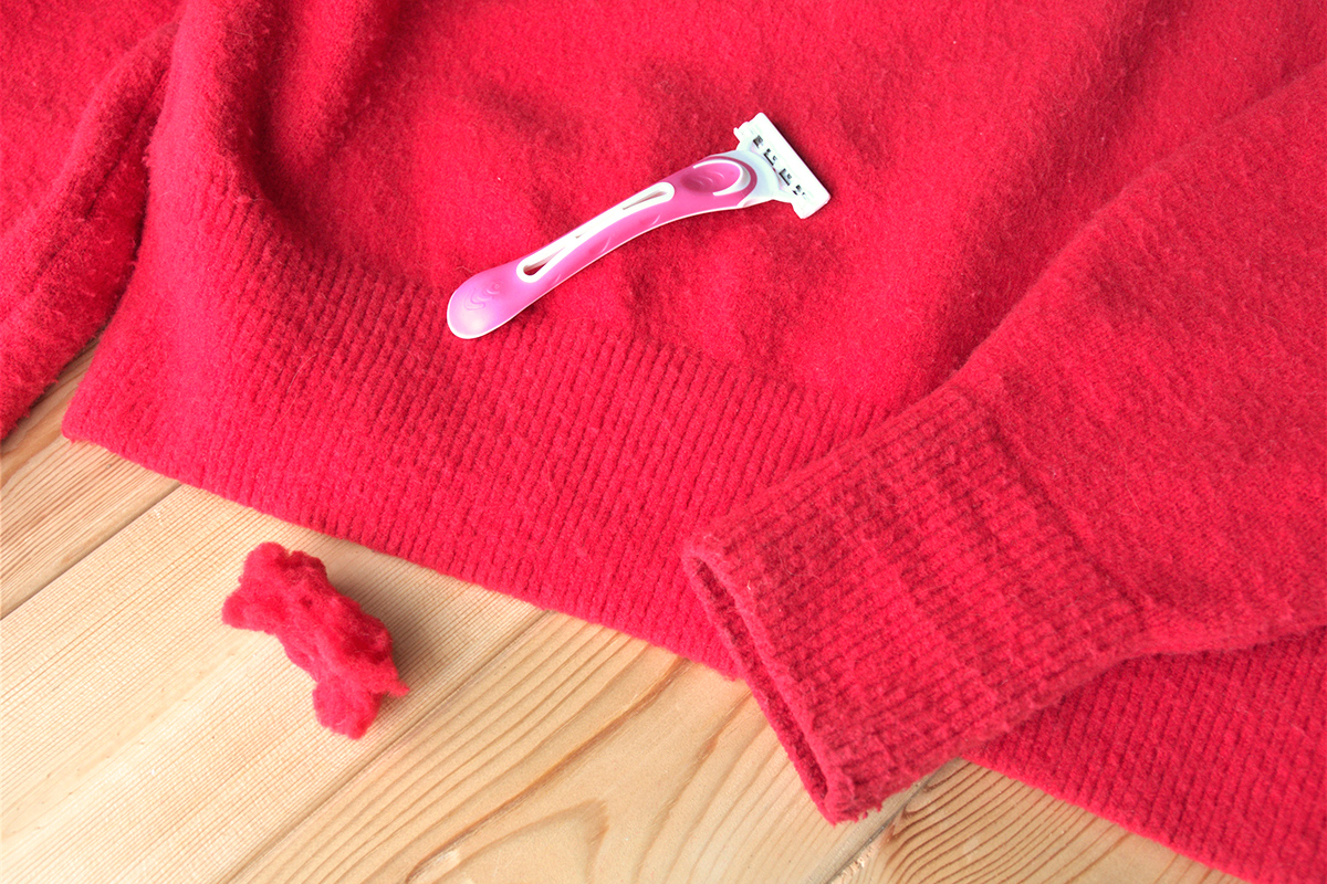 Remove Sweater Pills Using a Tool You Already Own