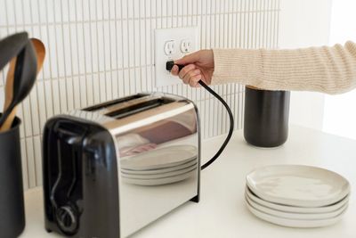 This Clever Trick Hides Appliance Cords in Plain Sight