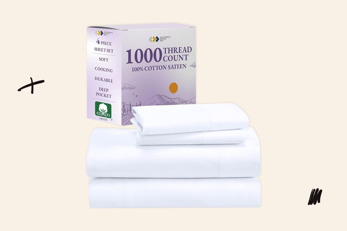 An image of the California Design Den sateen sheets