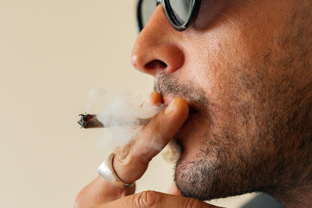 Man smoking