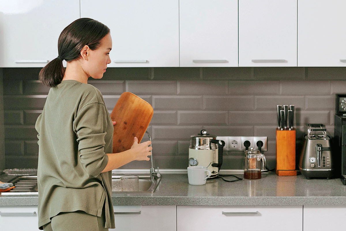 Woman in kitchen