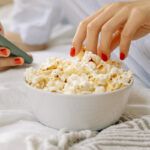 Popcorn in a bowl