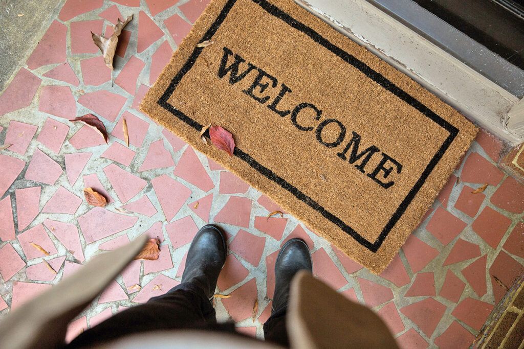 Welcome mat