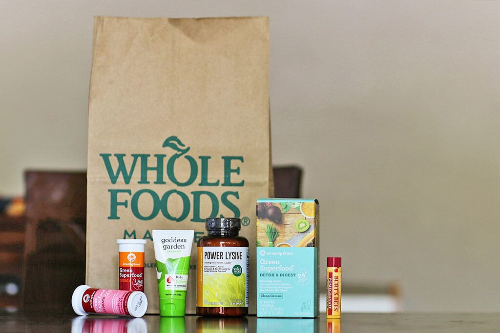 Whole Foods grocery bag