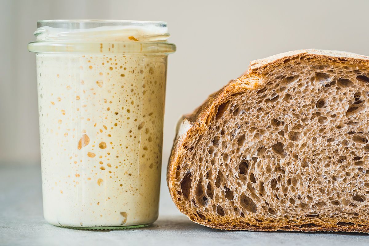 Sourdough bread and starter