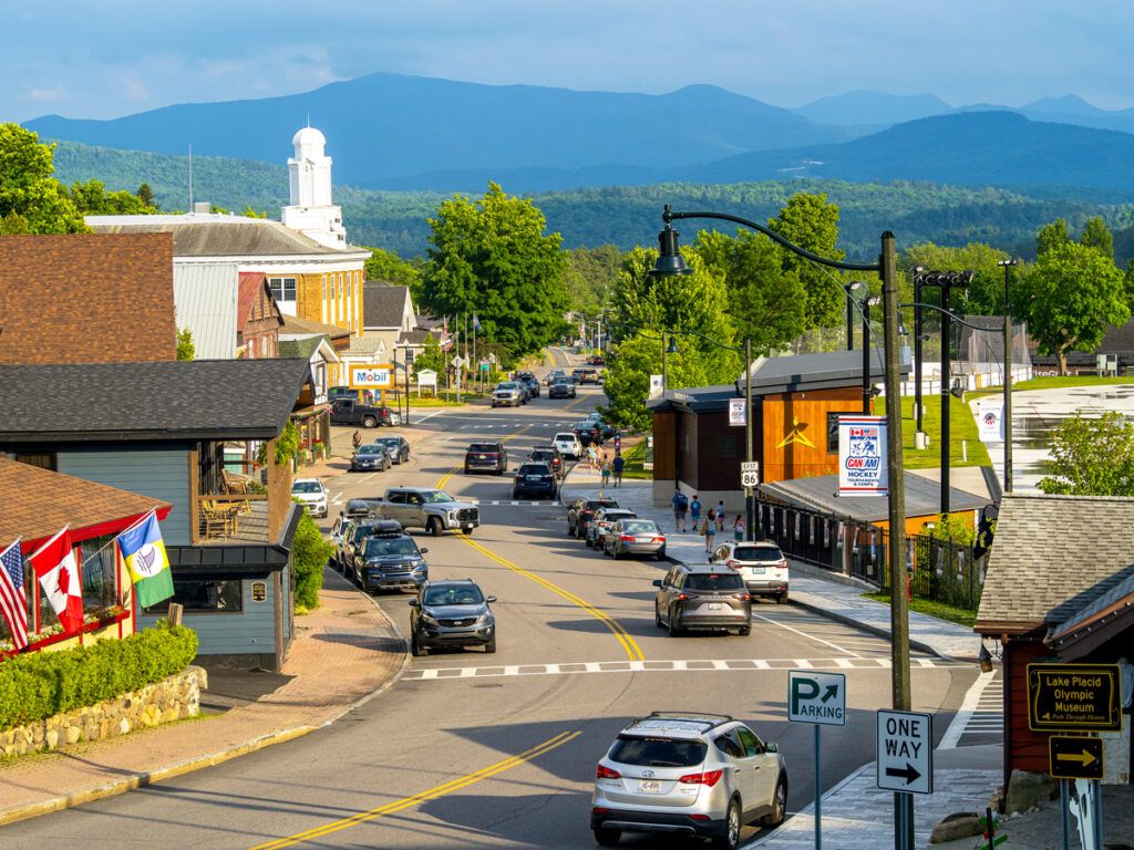 Downtown Lake Placid, New York