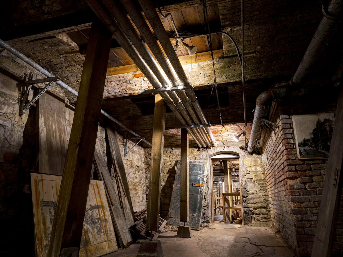 Underground ruins of historic Seattle neighborhood