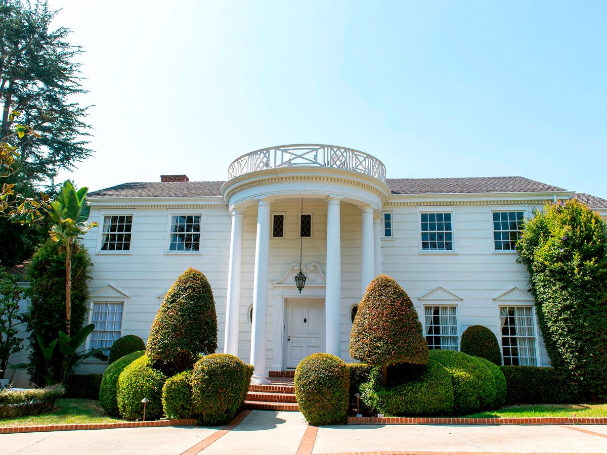 Exterior of the family home from "The Fresh Prince of Bel-Air" in Brentwood, California