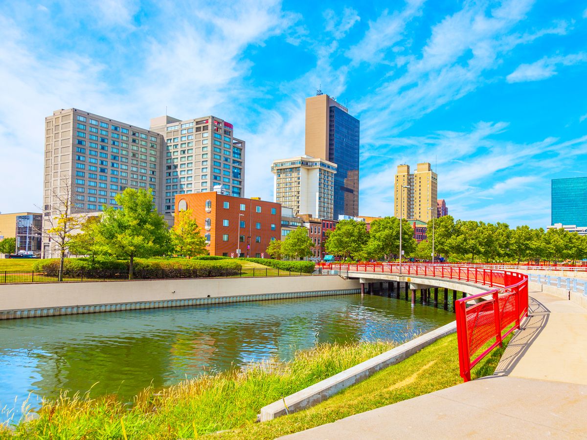 Cityscape of Toledo, Ohio