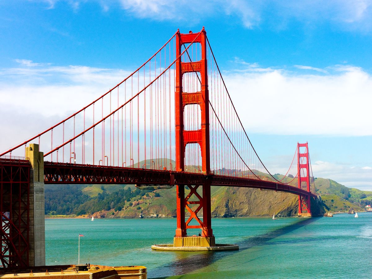 Golden Gate Bridge in San Francisco, California