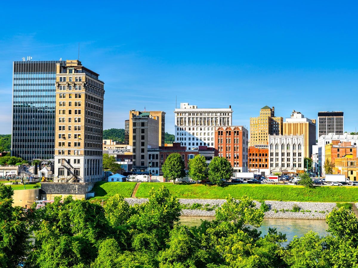 Cityscape of Charleston, West Virginia