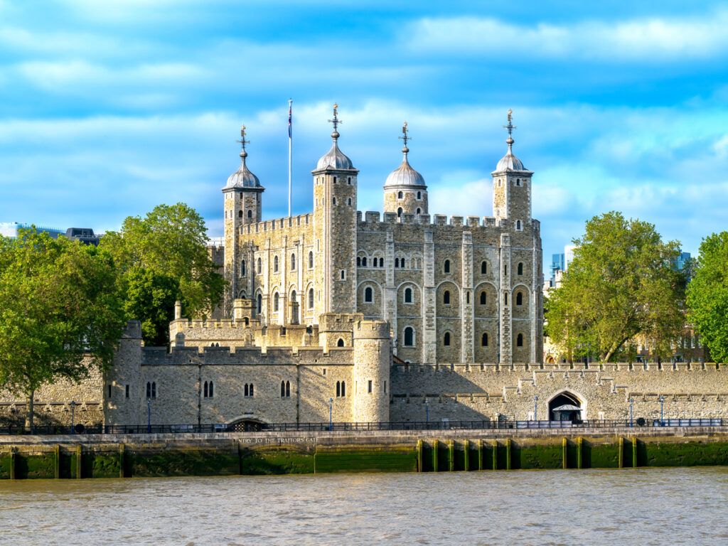 Exterior of the Tower of London