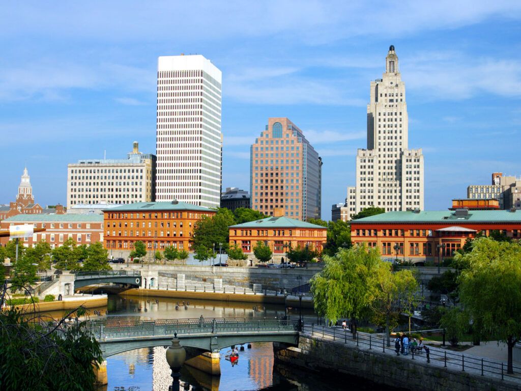 Cityscape of Providence, Rhode Island