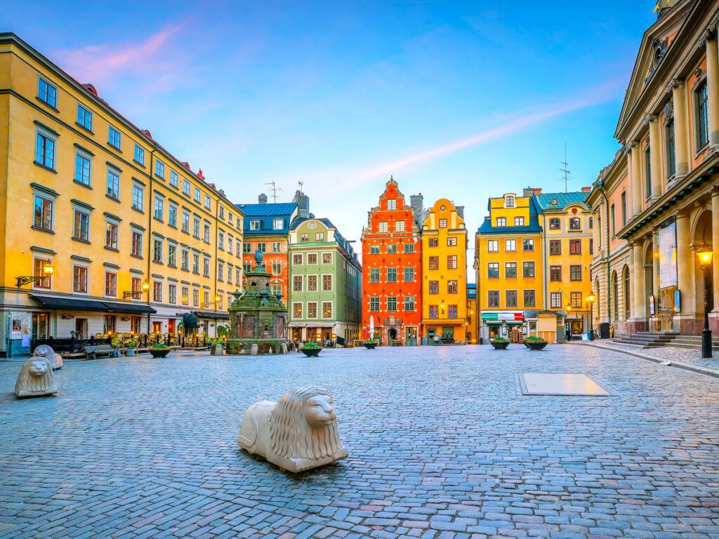 Public square in Stockholm's Old Town