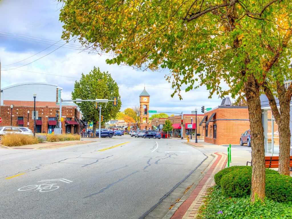 Street in Overland Park, Kansas