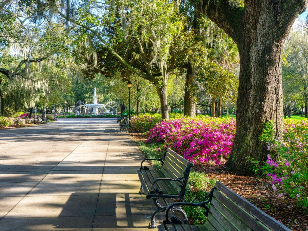 Forsyth Park in Savannah, Georgia
