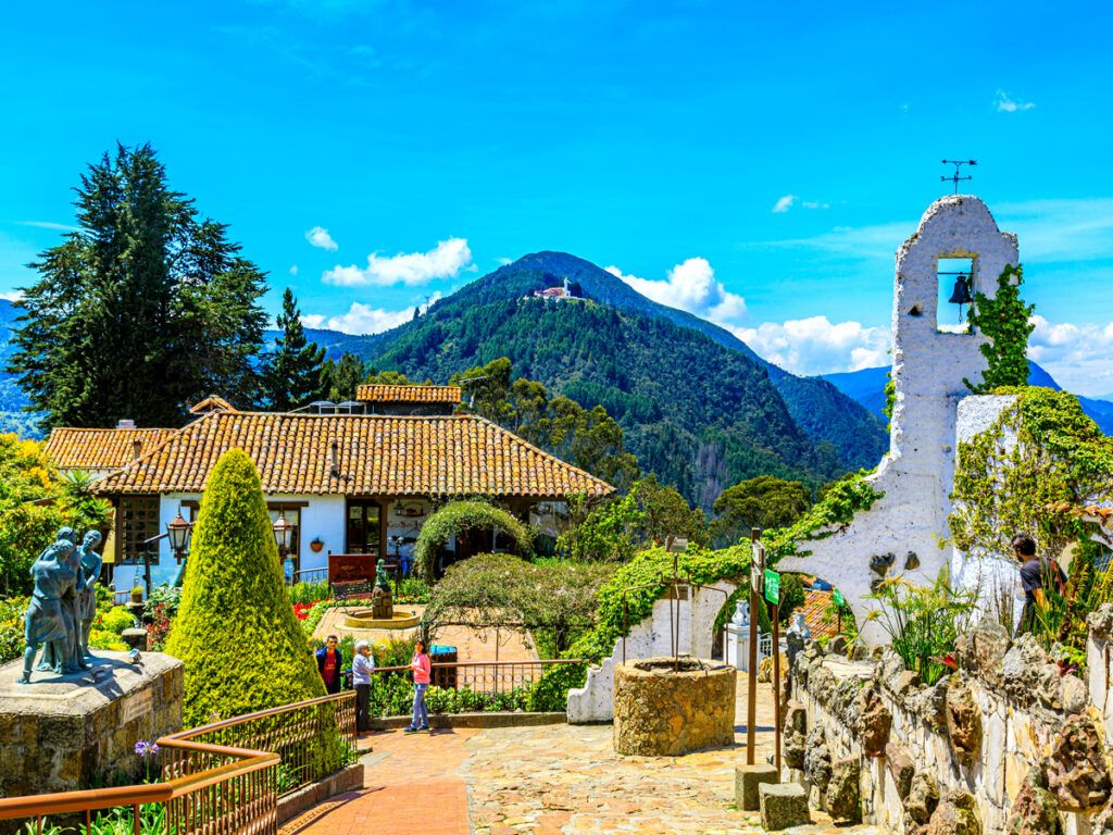 Mount Guadalupe and statue of Christ, Bogota, Colombia