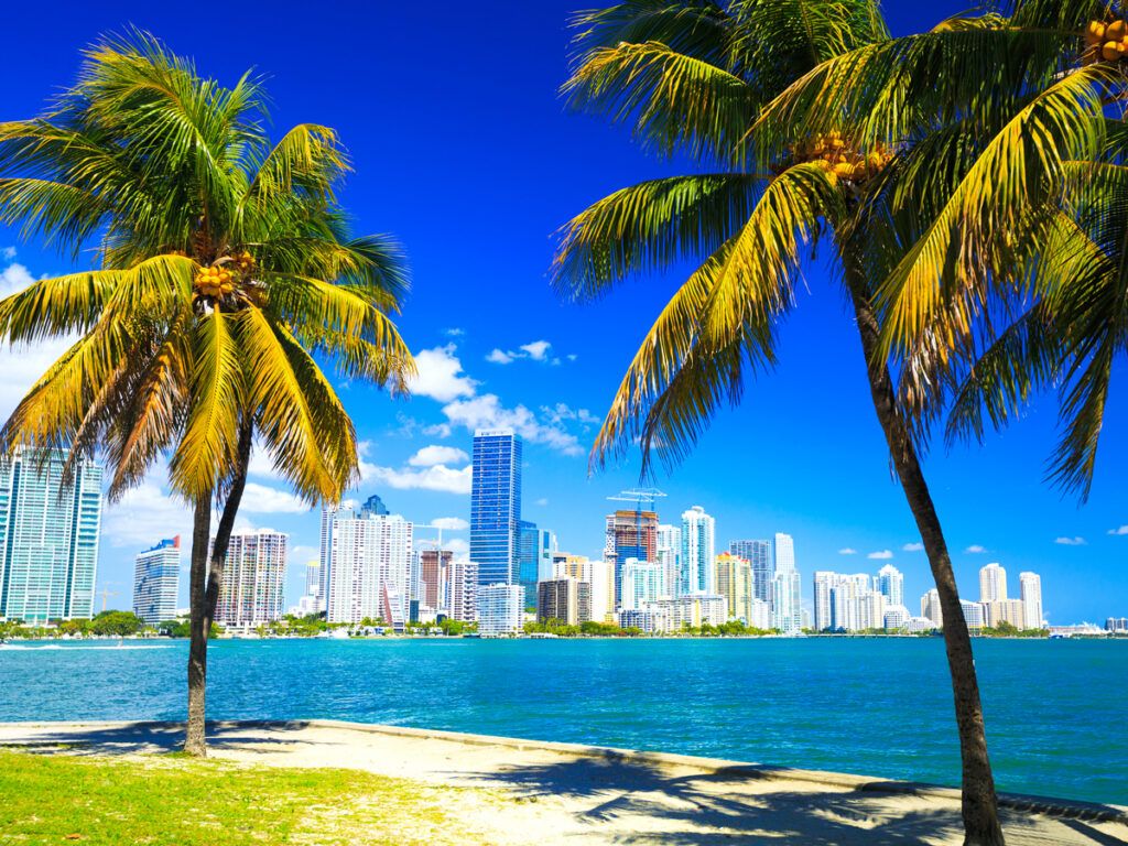 View of Miami, Florida 