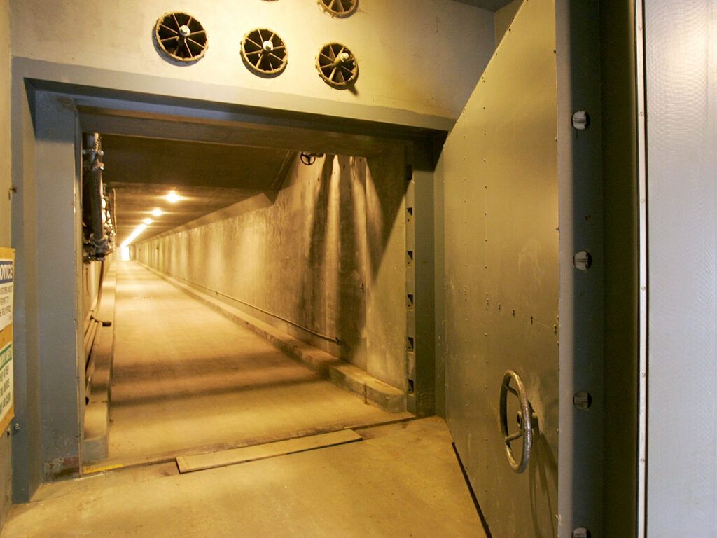 Secret underground bunker at the Greenbrier Resort in West Virginia