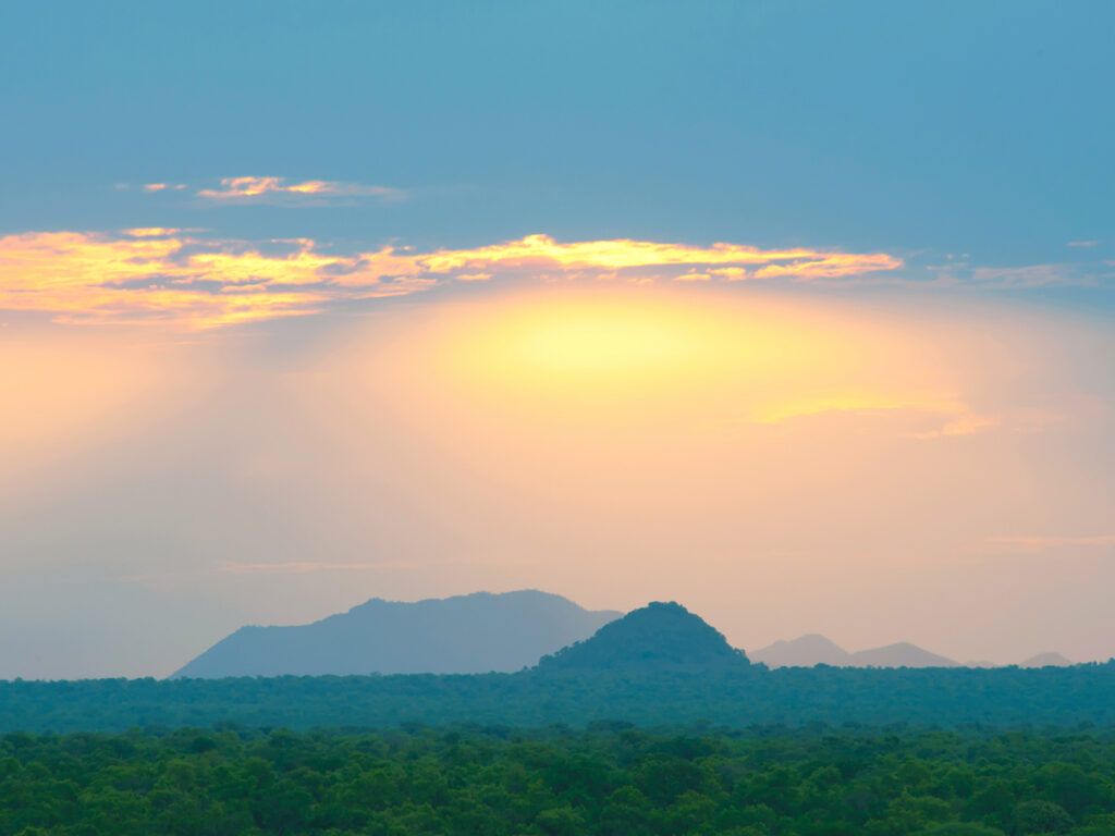 Boma National Park at sunset in South Sudan