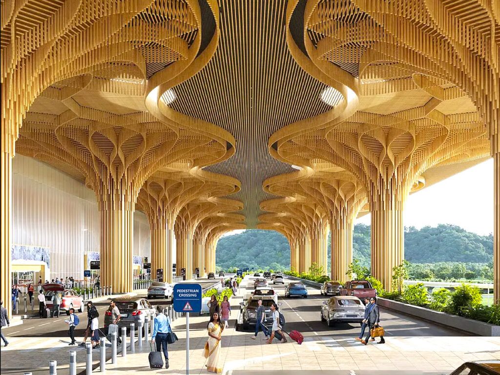 Terminal 3 is the newest addition at Frankfurt Airport in Germany