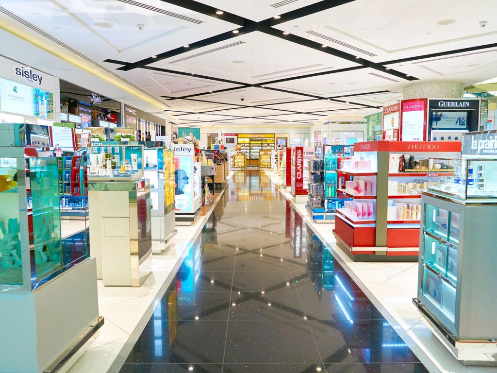 Duty free at Dubai International Airport