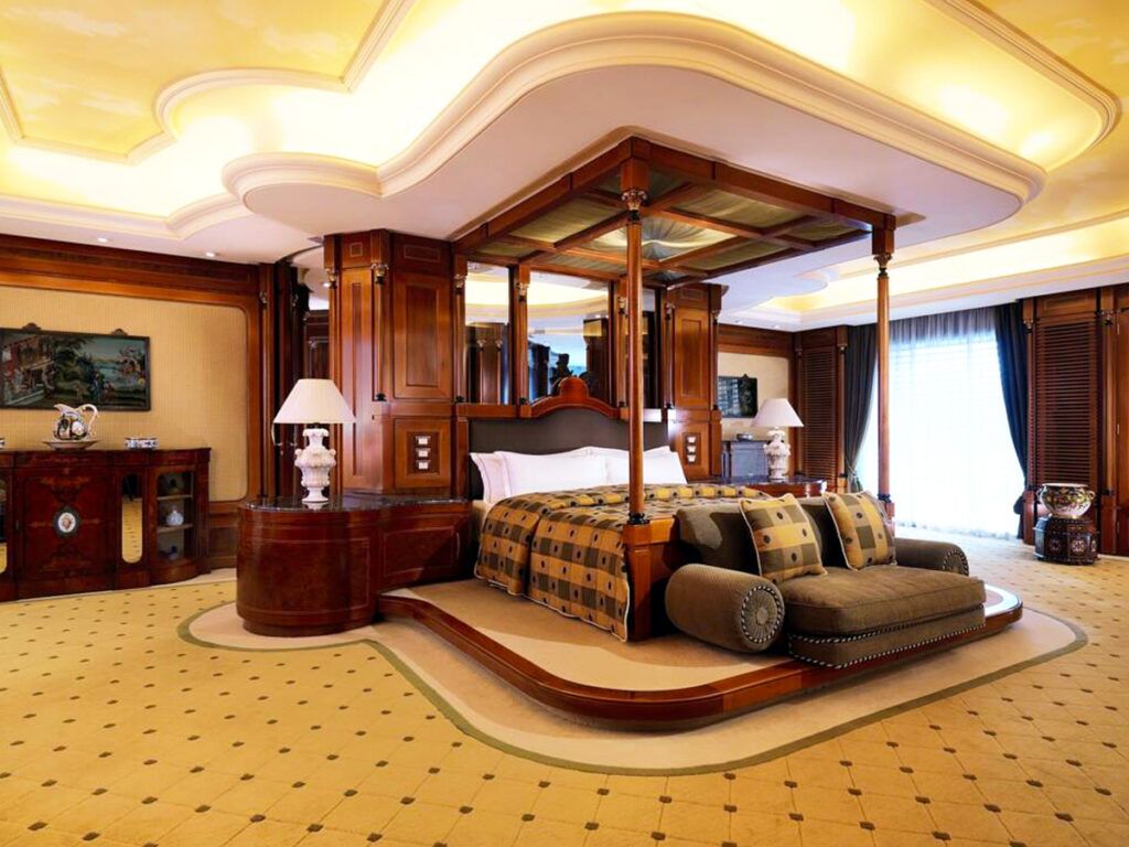 Bedroom in the Royal Residence at the Grand Hills Hotel and Spa in Lebanon