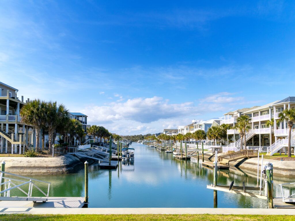 Intracoastal Waterway, Ocean Isle Beach, North Carolina