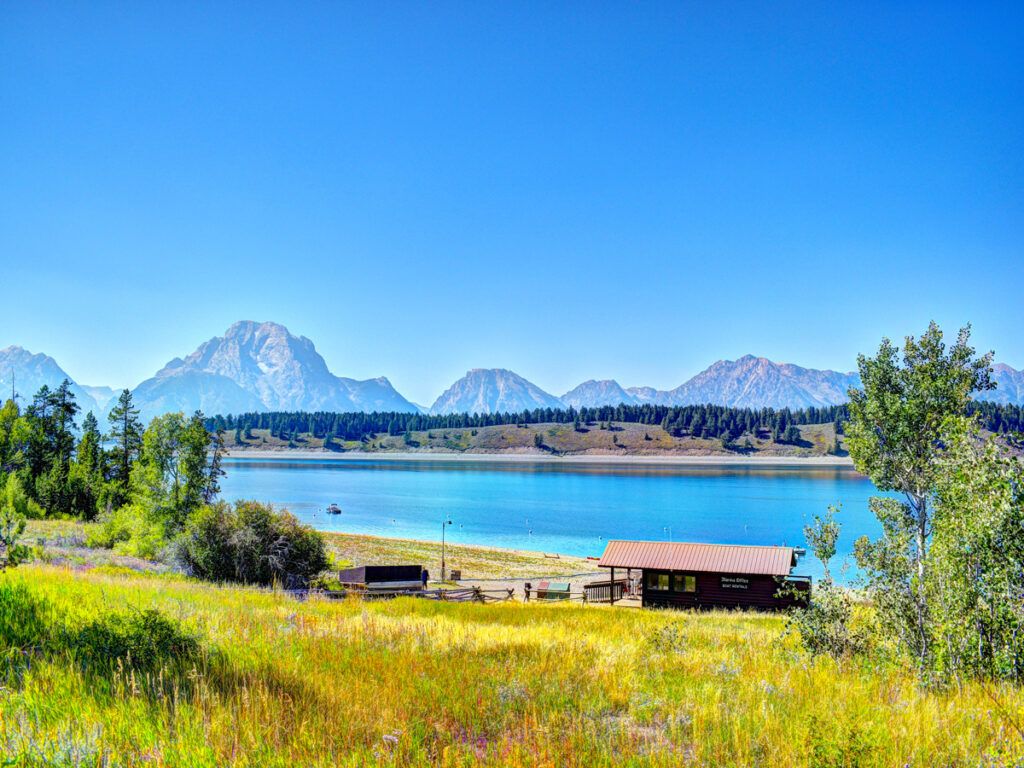 Colter Bay Village in Grand Teton National Park, Wyoming