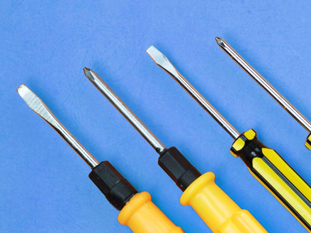 A set of screwdrivers