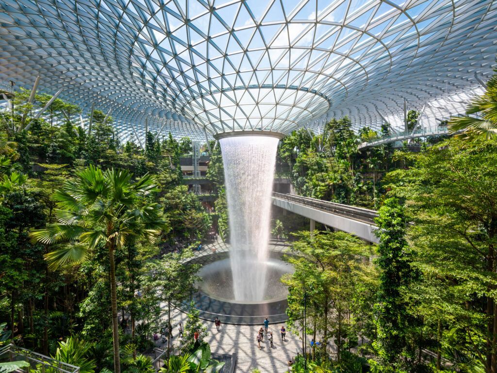 Jewel Rain Vortex at Singapore Changi Airport