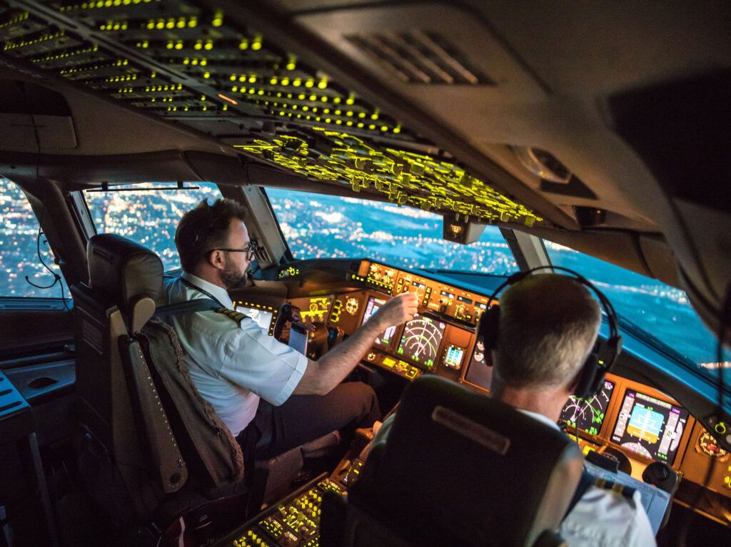 View from the flight deck