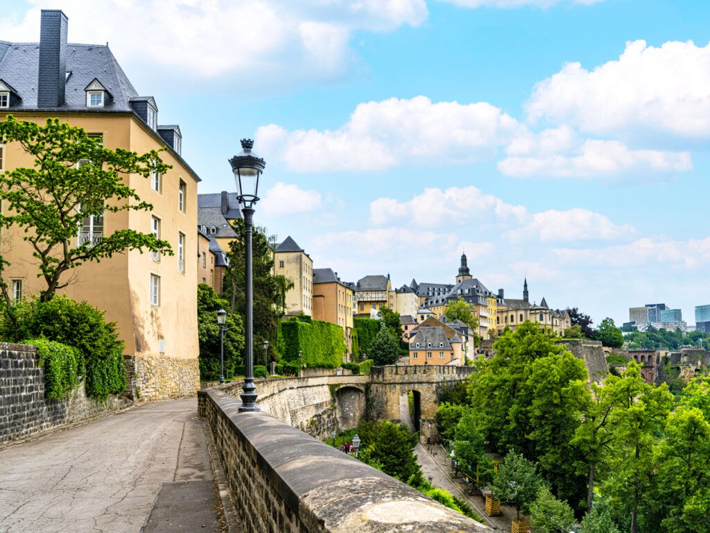 The city of Luxembourg