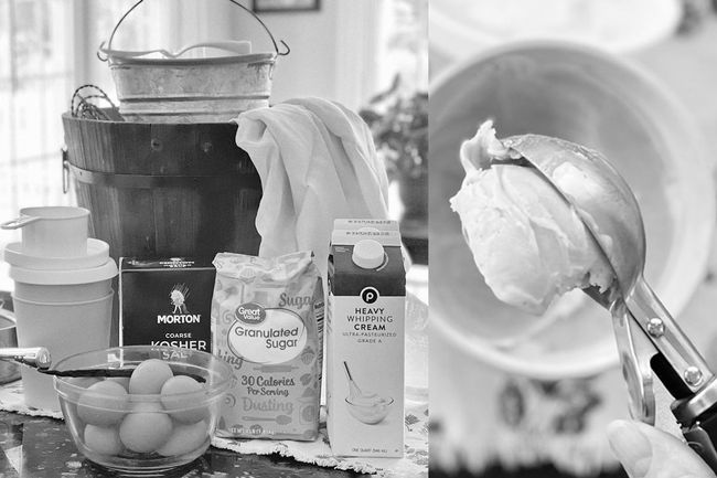 Ice cream ingredients