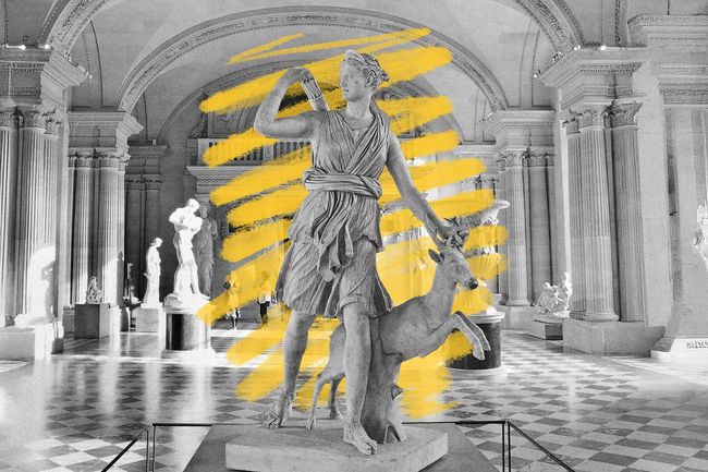 Statue of Artemis at the Louvre