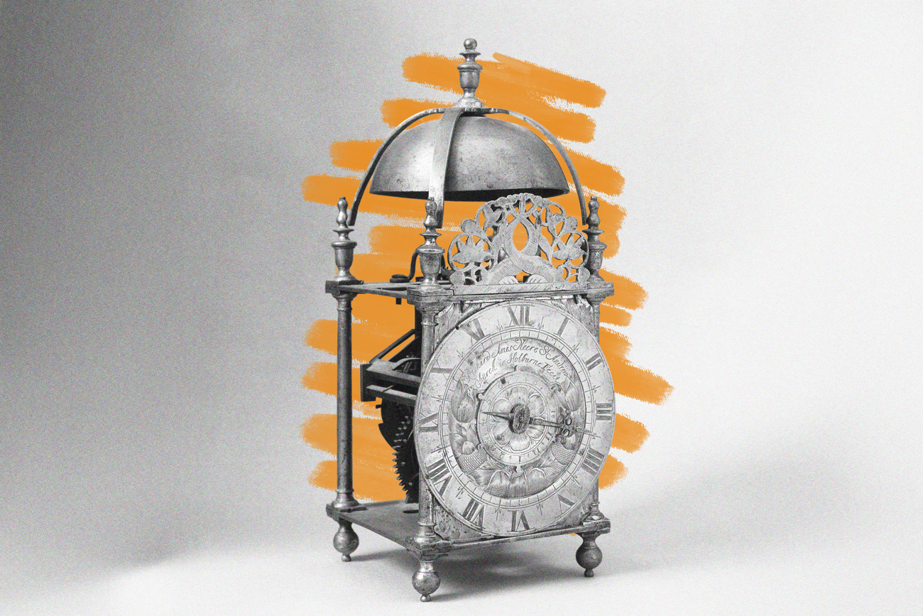 Antique clock, circa 1900