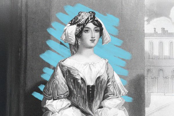 Engraving of Jessica in "The Merchant of Venice"