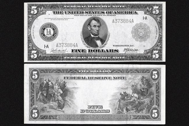 $5 Federal Reserve Note, 1914