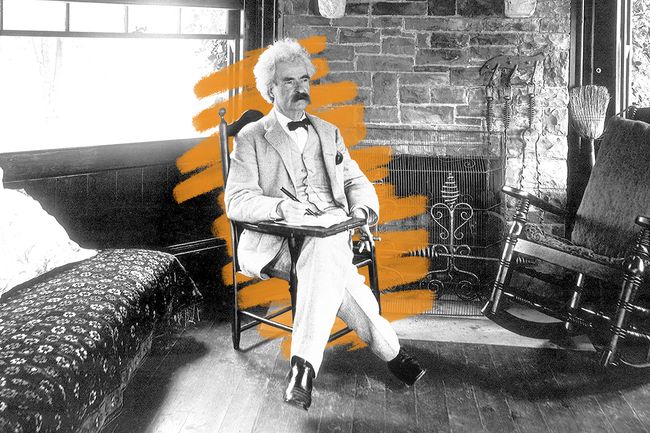 Portrait of Mark Twain