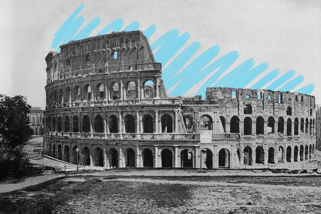 Exterior of the Colosseum