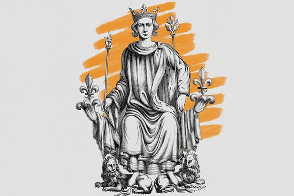 Charles VI on French throne