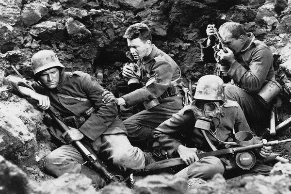 Scene from "All Quiet on the Western Front"