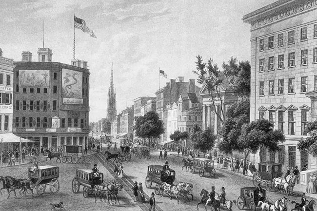 Broadway, New York City, 1859