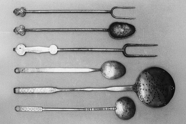 Antique spoons and forks