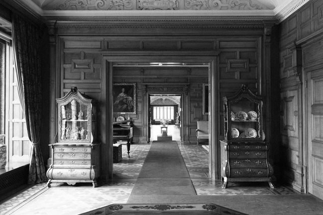 Multiple rooms in Victorian house