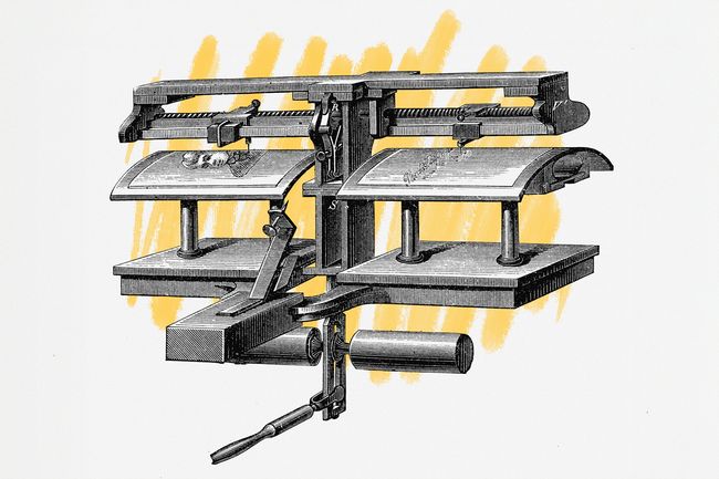 Vintage facsimile machine