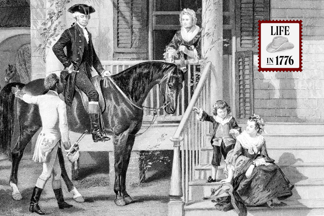 Colonial American family