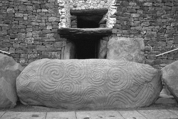 Newgrange, Ireland spiral stones