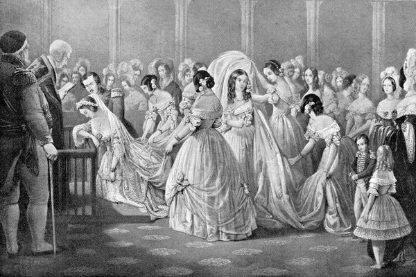 Queen Victoria’s wedding, 1840
