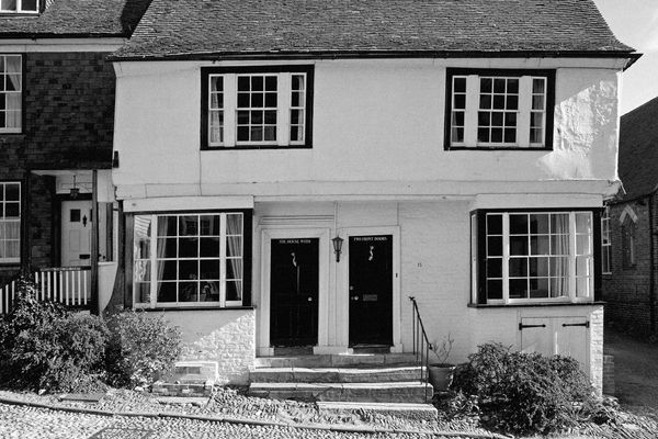 House with two front doors